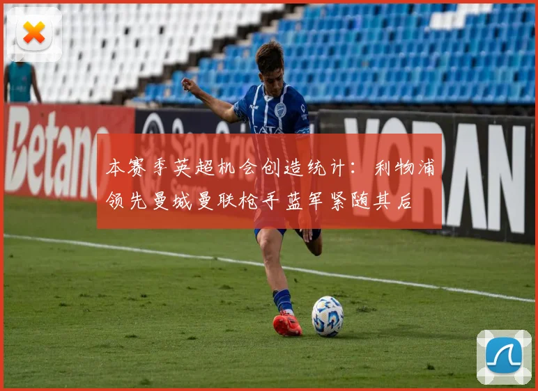 本赛季英超机会创造统计：利物浦领先曼城曼联枪手蓝军紧随其后